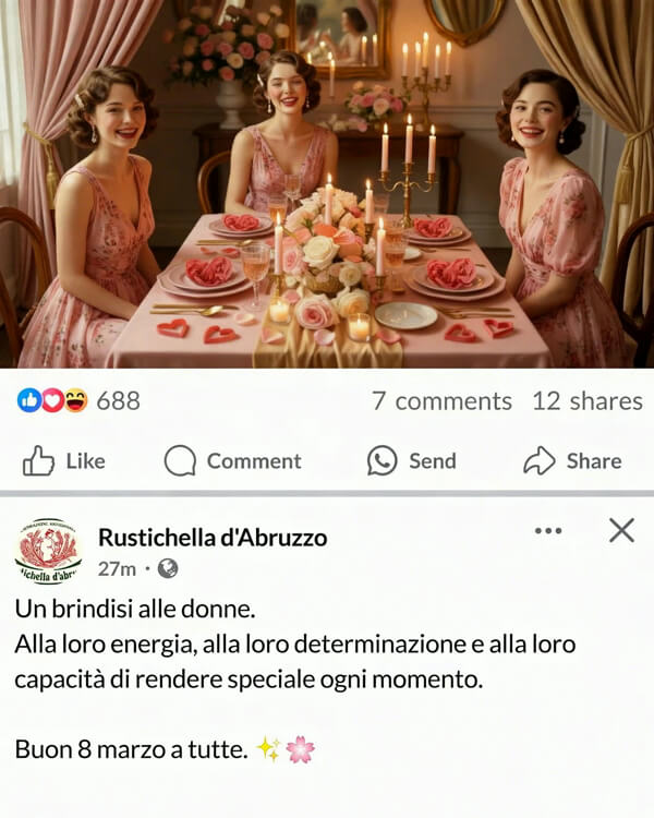 Women behind dinner table