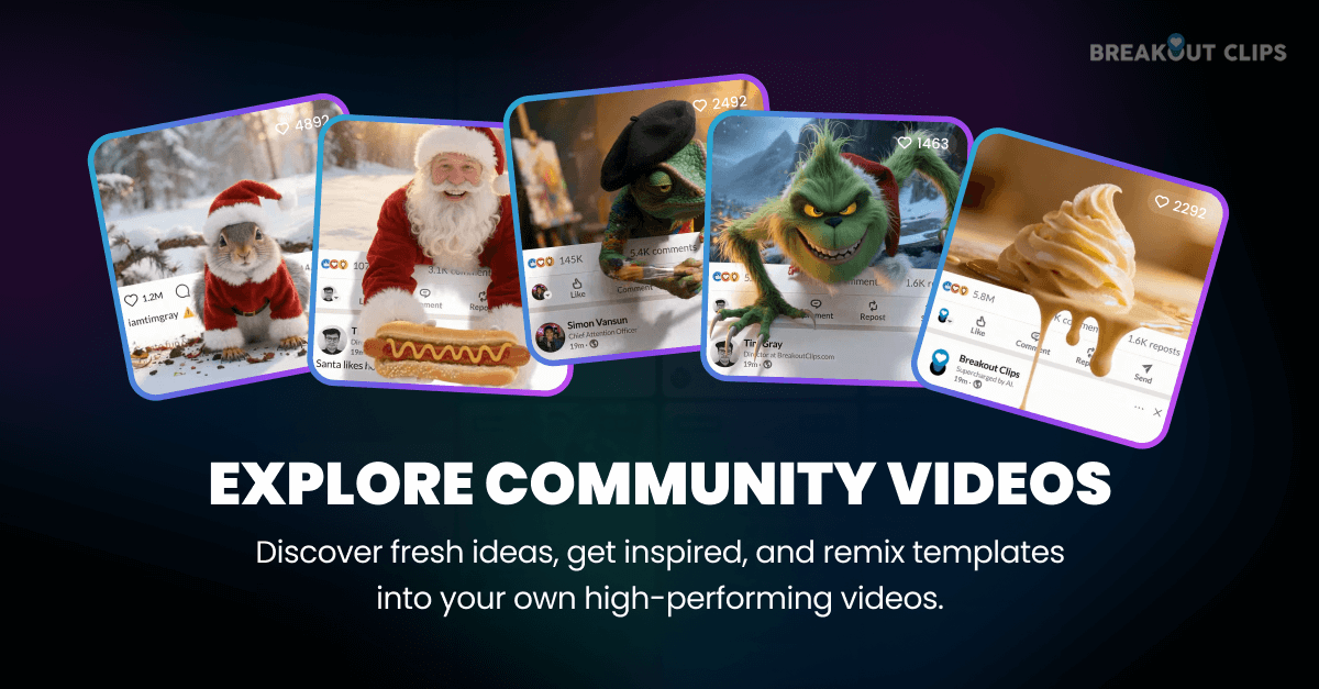 Explore AI Video Templates | Breakout Clips | Breakout Clips